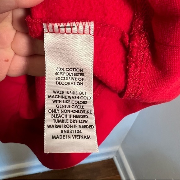 Kim Rogers Sweatshirt Red Fair Isle - Picture 10 of 10